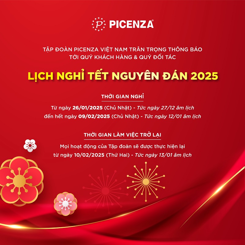 Thông báo lịch nghỉ Tết Nguyên Đán 2025