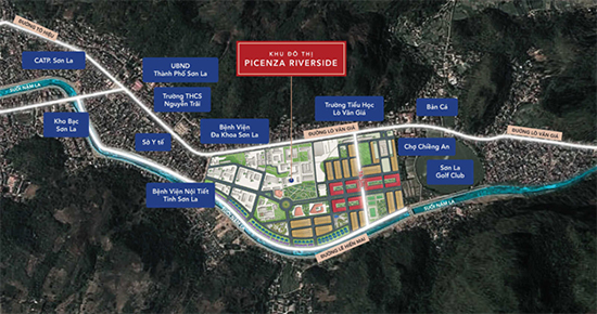 Picenza Riverside - hưởng trọn hệ thống cơ sở hạ tầng TP Sơn La