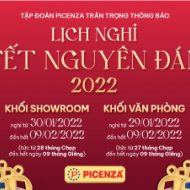 Thông báo nghỉ Têt Tập Đoàn Picenza Việt Nam