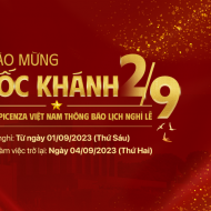 Tập đoàn Picenza Việt Nam thông báo lịch nghỉ Đại lễ 02/09